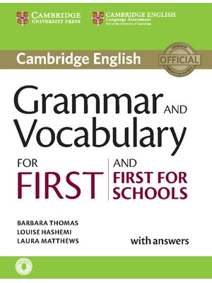 Grammar and Vocabulary for First and First for Schools, Book with Answers and Audio