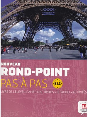 Nouveau Rond-Point pas à pas B1.2, Livre De L'Eleve + Cahier D'Activites + CD