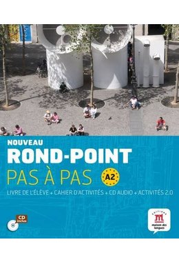 Nouveau Rond-Point pas à pas A2, Livre De L'Eleve + Cahier D'Activites + CD