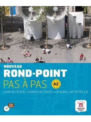 Nouveau Rond-Point pas à pas A2, Livre De L'Eleve + Cahier D'Activites + CD