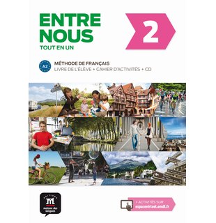 Entre nous 2, Livre de l’élève + Cahier d’activités A2 + CD audio