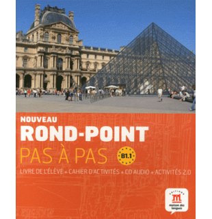 Nouveau Rond-Point pas à pas B1.1, Livre de l’élève + Cahier d’exercices + CD audio