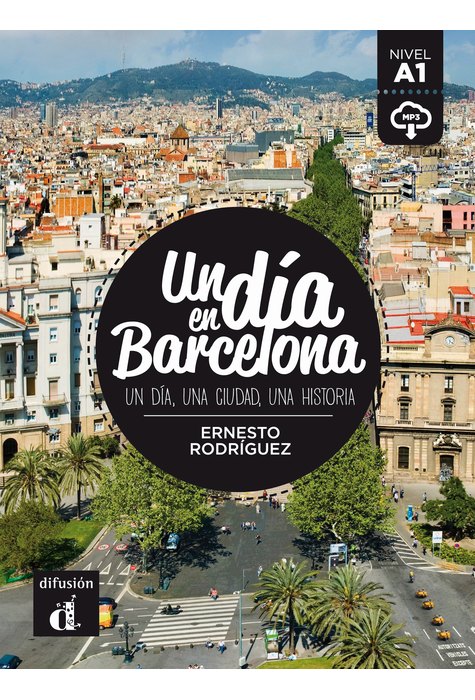 Un día en Barcelona, Libro + descarga mp3 (A1)