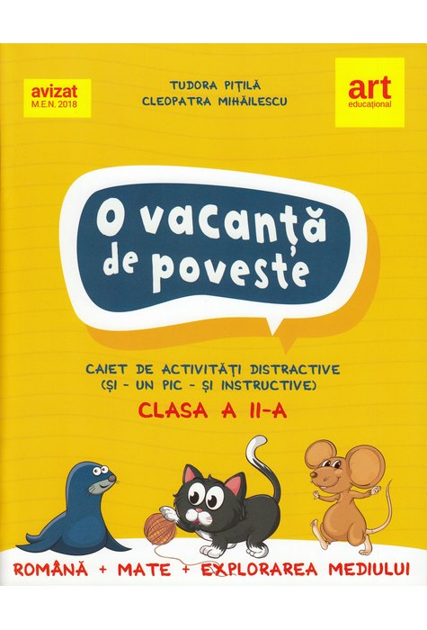 O vacanță de poveste. Clasa a II-a. Caiet de activități