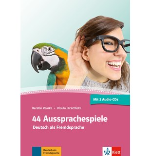 44 Aussprachespiele, Buch + 2 Audio-CDs + Online-Angebot