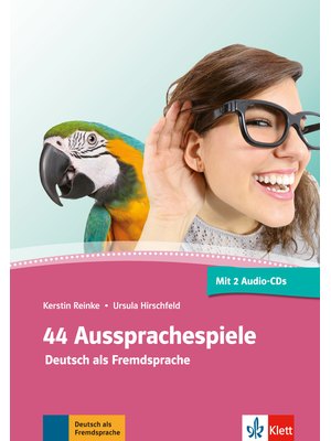 44 Aussprachespiele, Buch + 2 Audio-CDs + Online-Angebot