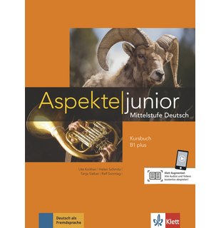 Aspekte junior B1 plus, Kursbuch mit Audios und Videos