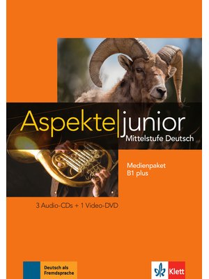 Aspekte junior B1 plus, Medienpaket (3 Audio-CDs + Video-DVD)