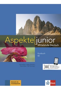 Aspekte junior B2, Kursbuch mit Audios und Videos