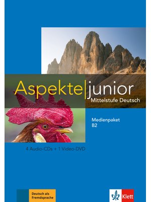 Aspekte junior B2, Medienpaket (4 Audio-CDs + Video-DVD)