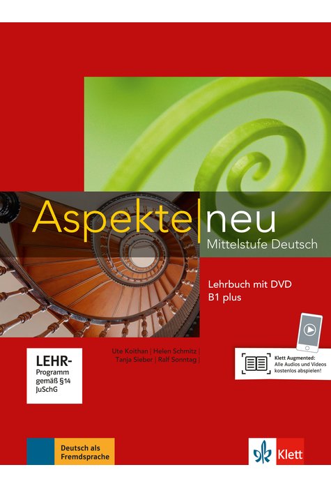 Aspekte neu B1 plus, Lehrbuch mit DVD