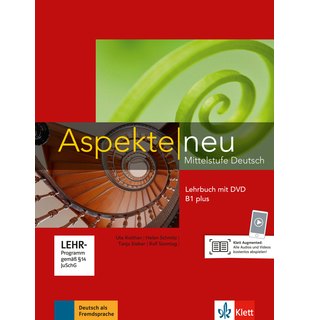 Aspekte neu B1 plus, Lehrbuch mit DVD