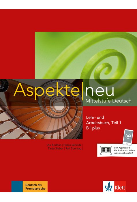 Aspekte neu B1 plus, Lehr- und Arbeitsbuch mit Audio-CD, Teil 1