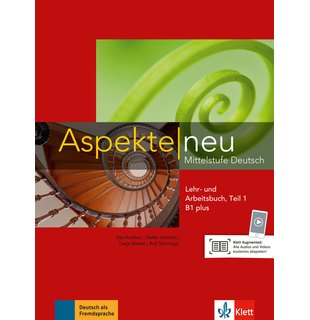 Aspekte neu B1 plus, Lehr- und Arbeitsbuch mit Audio-CD, Teil 1