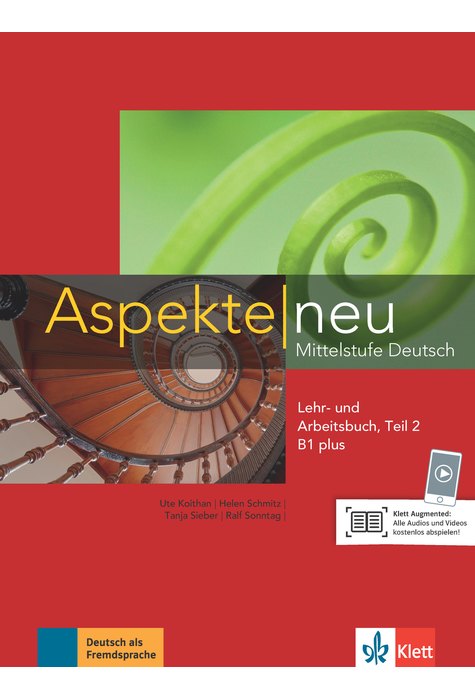 Aspekte neu B1 plus, Lehr- und Arbeitsbuch mit Audio-CD, Teil 2