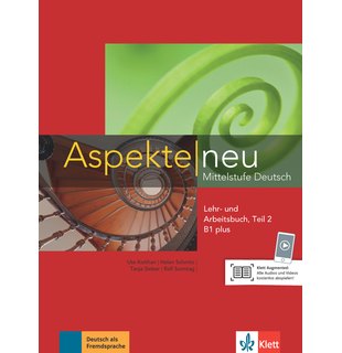 Aspekte neu B1 plus, Lehr- und Arbeitsbuch mit Audio-CD, Teil 2