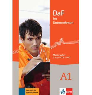 DaF im Unternehmen A1, Medienpaket (2 Audio-CDs + DVD)