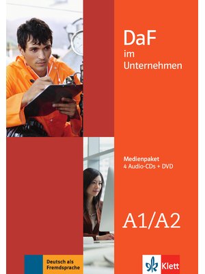 DaF im Unternehmen A1-A2, Medienpaket (4 Audio-CDs + DVD)