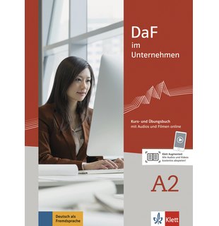 DaF im Unternehmen A2, Kurs- und Übungsbuch mit Audios und Filmen online
