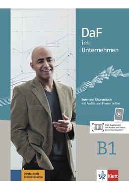 DaF im Unternehmen B1, Kurs- und Übungsbuch mit Audios und Filmen online