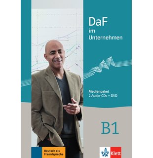 DaF im Unternehmen B1, Medienpaket (2 Audio-CDs + DVD)