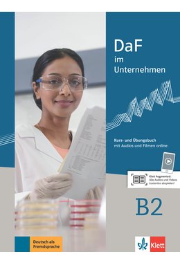 DaF im Unternehmen B2, Kurs- und Übungsbuch mit Audios und Filmen