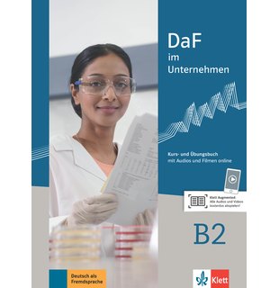 DaF im Unternehmen B2, Kurs- und Übungsbuch mit Audios und Filmen