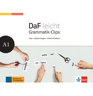 DaF leicht A1, Heft mit Grammatik-Clips - Kopiervorlagen und Unterrichtsideen