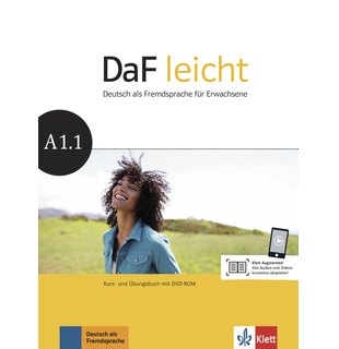 DaF leicht A1.1, Kurs- und Übungsbuch mit DVD-ROM