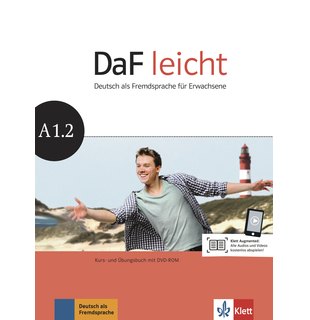 DaF leicht A1.2, Kurs- und Übungsbuch mit DVD-ROM