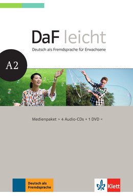 DaF leicht A2, Medienpaket (4 Audio-CDs + 1 DVD)