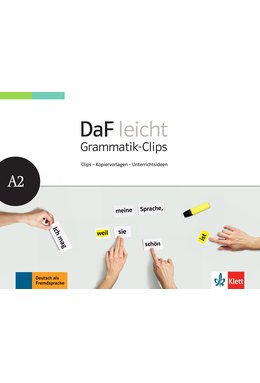 DaF leicht A2, Heft mit Grammatik-Clips - Kopiervorlagen und Unterrichtsideen