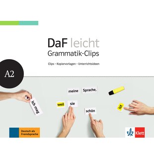 DaF leicht A2, Heft mit Grammatik-Clips - Kopiervorlagen und Unterrichtsideen