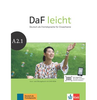 DaF leicht A2.1, Kurs- und Übungsbuch mit DVD-ROM