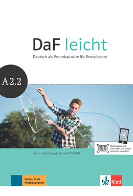 DaF leicht A2.2, Kurs- und Übungsbuch mit DVD-ROM