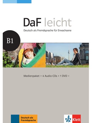 DaF leicht B1, Medienpaket (4 Audio-CDs + 1 DVD)