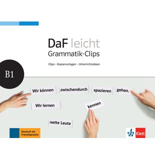 DaF leicht B1, Heft mit Grammatik-Clips - Kopiervorlagen und Unterrichtsideen