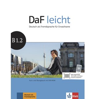 DaF leicht B1.2, Kurs- und Übungsbuch mit DVD-ROM