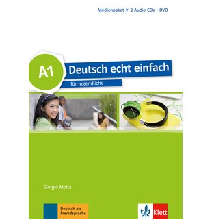 Deutsch echt einfach A1, Medienpaket (2 Audio-CDs + DVD)