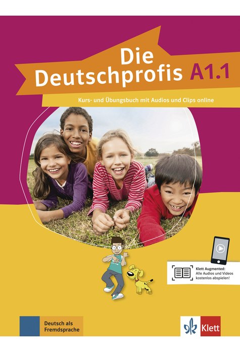 Die Deutschprofis A1.1, Kurs- und Übungsbuch mit Audios und Clips online