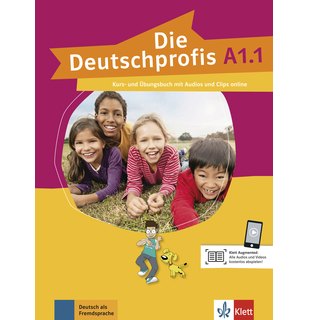 Die Deutschprofis A1.1, Kurs- und Übungsbuch mit Audios und Clips online