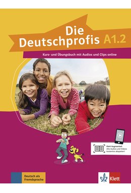 Die Deutschprofis A1.2, Kurs- und Übungsbuch mit Audios und Clips online