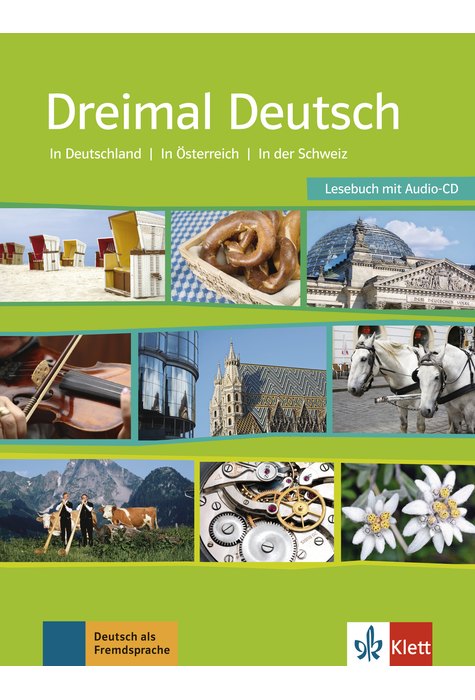 Dreimal Deutsch, Buch + Audio-CD