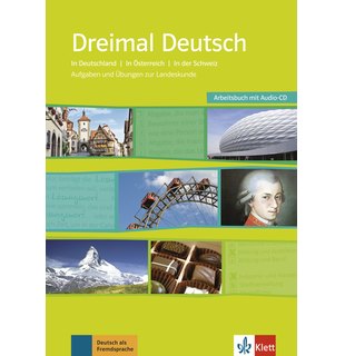Dreimal Deutsch, Arbeitsbuch + Audio-CD