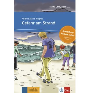 Gefahr am Strand, Buch + Online-Angebot