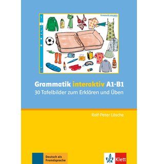 Grammatik interaktiv A1 - B1: 30 Tafelbilder zum Erklaren und Uben CD-Rom