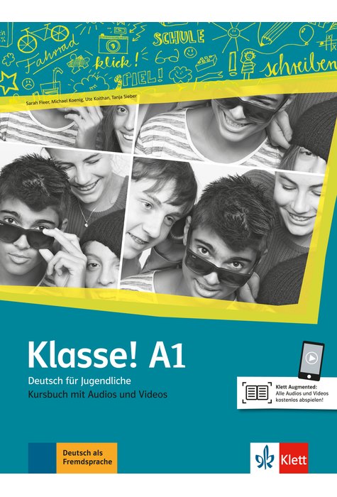 Klasse! A1, Kursbuch mit Audios und Videos