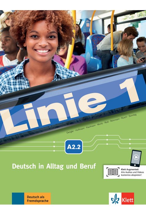 Linie 1 A2.2, Kurs- und Übungsbuch mit DVD-ROM