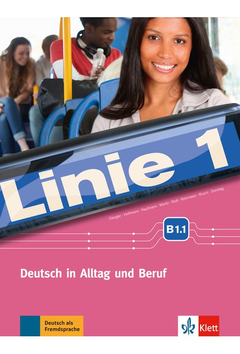 Linie 1 B1.1, Kurs- und Übungsbuch mit DVD-ROM