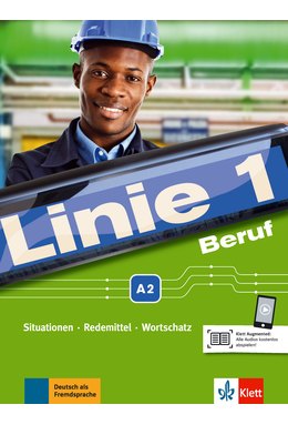 Linie 1 Beruf A2, Kurs- und Übungsbuch mit Audios
